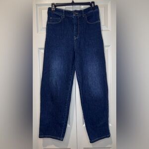 Pilcro Anthropologie Jeans Womens Blue Denim Wide Leg Baggy Loose EUC. Size 27